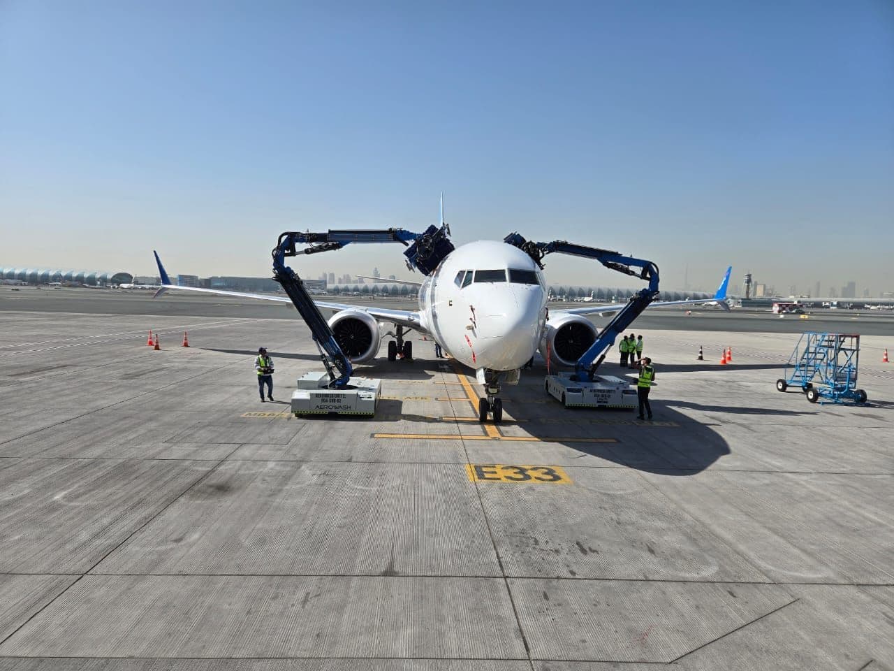 Aerowash washing — Aerowash AW3 on the apron