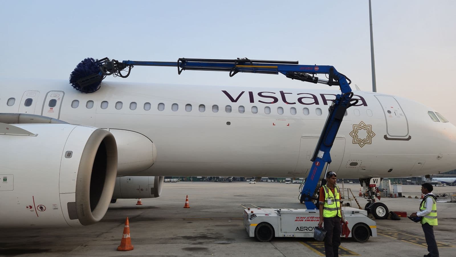 Aerowash washing — Vistara